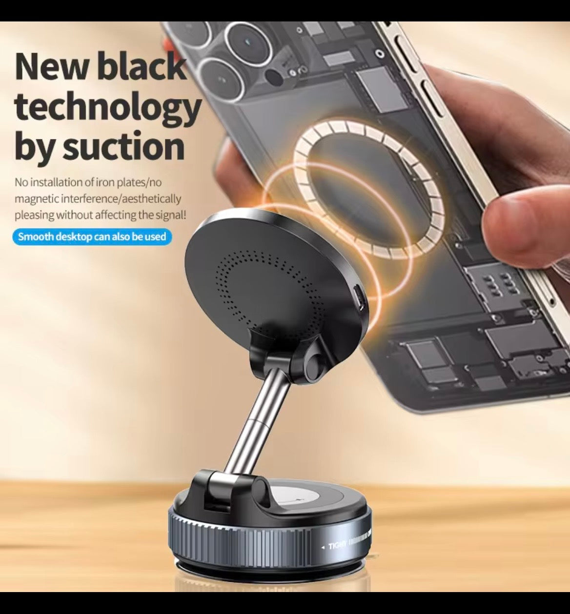 Support téléphone magnétique chargeur